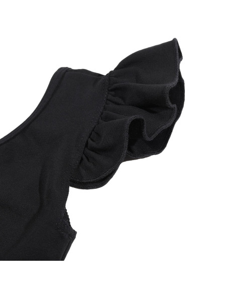 BODY BALETOWE STRÓJ DO BALETU FALBANKI CZARNE