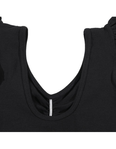 BODY BALETOWE STRÓJ DO BALETU FALBANKI CZARNE