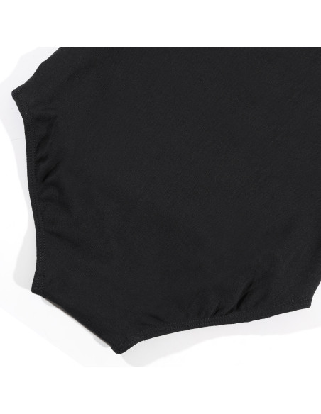 BODY BALETOWE STRÓJ DO BALETU FALBANKI CZARNE