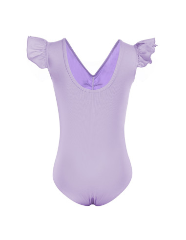 BODY BALETOWE STRÓJ DO BALETU FALBANKI FIOLET