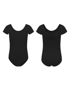 BODY BALETOWE STRÓJ DO TAŃCA BALETU CZARNE