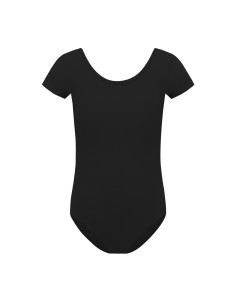 BODY BALETOWE STRÓJ DO TAŃCA BALETU CZARNE 2