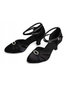 BUTY TANECZNE DO TAŃCA STANDARDU KRYTE CZARNE 5cm 2
