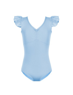 BODY BALETOWE STRÓJ DO BALETU FALBANKI BŁĘKIT 2