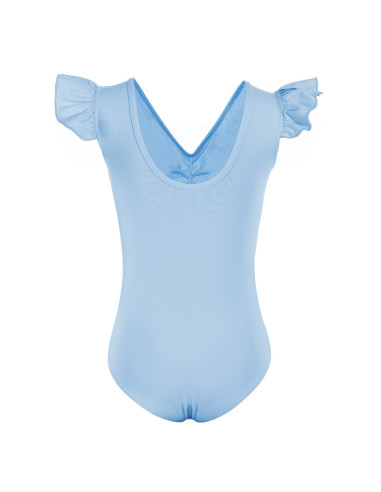 BODY BALETOWE STRÓJ DO BALETU FALBANKI BŁĘKIT