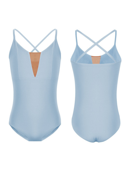 BODY BALETOWE STRÓJ DO TAŃCA BALETU BŁĘKITNE