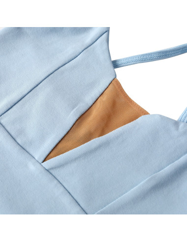 BODY BALETOWE STRÓJ DO TAŃCA BALETU BŁĘKITNE