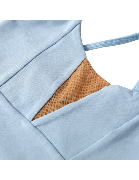 BODY BALETOWE STRÓJ DO TAŃCA BALETU BŁĘKITNE