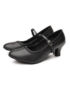 BUTY DO TAŃCA TANECZNE STANDARDU CZARNE BLACK 5cm