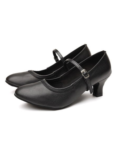 BUTY DO TAŃCA TANECZNE STANDARDU CZARNE BLACK 5cm