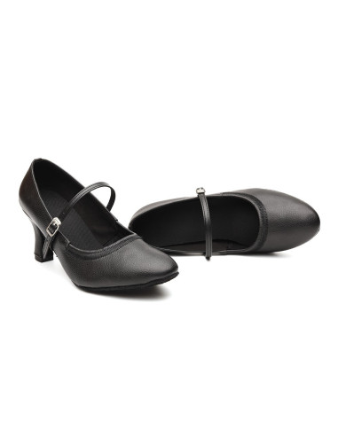 BUTY DO TAŃCA TANECZNE STANDARDU CZARNE BLACK 7cm