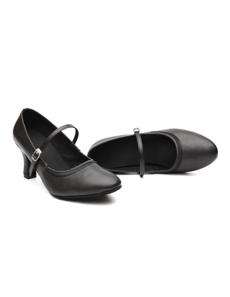 BUTY DO TAŃCA TANECZNE STANDARDU CZARNE BLACK 7cm
