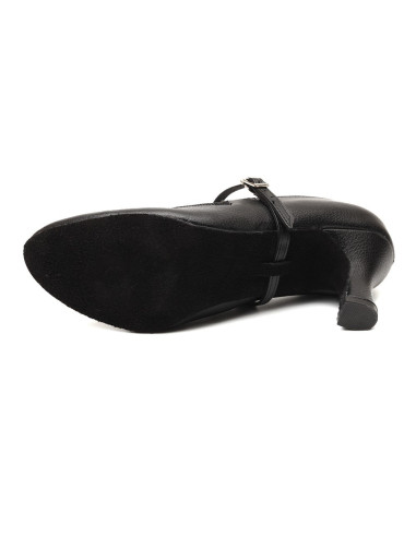 BUTY DO TAŃCA TANECZNE STANDARDU CZARNE BLACK 7cm