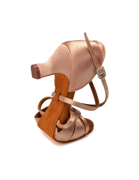 BUTY DO TAŃCA TANECZNE LATINO DELIKATNE SKIN 5,5cm