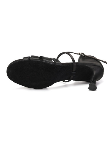 BUTY DO TAŃCA TANECZNE REGULOWANE CZARNE 7,5cm