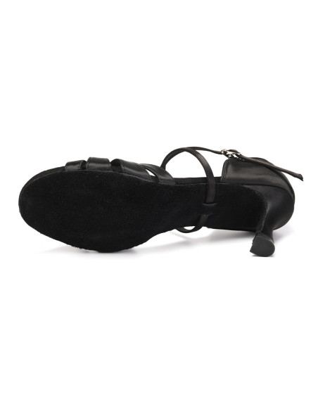 BUTY DO TAŃCA TANECZNE REGULOWANE CZARNE 7,5cm