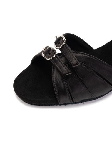 BUTY DO TAŃCA TANECZNE REGULOWANE CZARNE 7,5cm