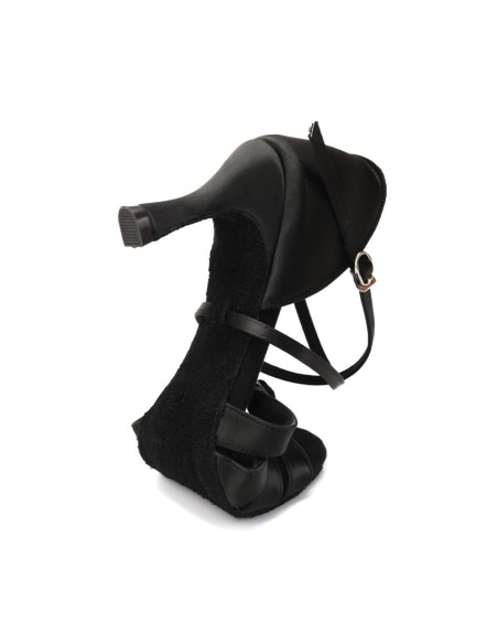 BUTY DO TAŃCA TANECZNE REGULOWANE CZARNE 7,5cm