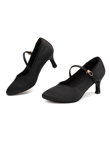 BUTY TANECZNE DO STANDARDU CZARNE BLACK 7,5cm