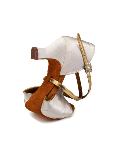 BUTY DO TAŃCA TANECZNE ŚLUBNE BIAŁE SUBTELNE 5,5cm