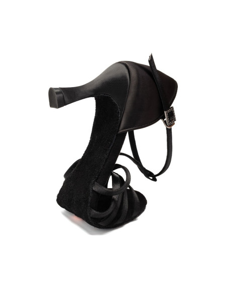 BUTY DO TAŃCA TANECZNE LATINO CZARNE BLACK 7,5cm