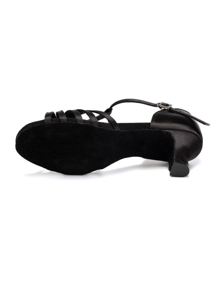 BUTY DO TAŃCA TANECZNE LATINO CZARNE BLACK 5,5cm