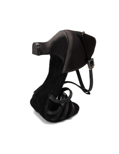 BUTY DO TAŃCA TANECZNE LATINO CZARNE BLACK 5,5cm