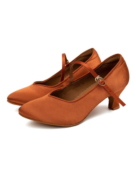 BUTY TANECZNE DO STANDARDU TAŃCA BRĄZOWE BROWN 5cm