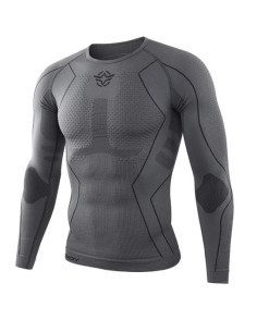 BLUZKA TERMOAKTYWNA TERMICZNA MĘSKA SZARA