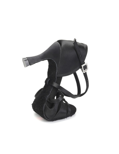 BUTY DO TAŃCA TANECZNE DELIKATNE CZARNE 7,5cm