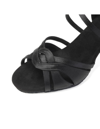 BUTY DO TAŃCA TANECZNE DELIKATNE CZARNE 7,5cm