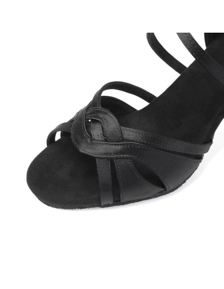 BUTY DO TAŃCA TANECZNE DELIKATNE CZARNE 7,5cm