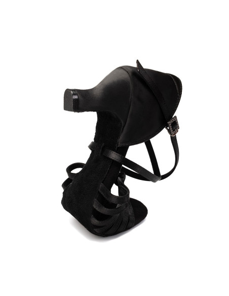 BUTY DO TAŃCA TANECZNE WYGODNE LATINO BLACK 5,5cm