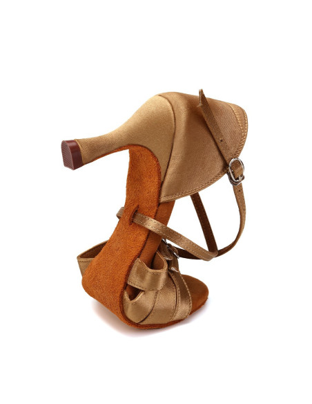 BUTY DO TAŃCA TANECZNE REGULOWANE CIELISTE 7,5cm