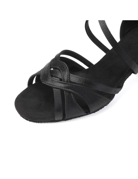 BUTY DO TAŃCA TANECZNE DELIKATNE CZARNE 5,5cm