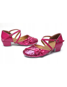 BUTY DO TAŃCA TANECZNE LATINO SALSA 3cm - KOKARDKA