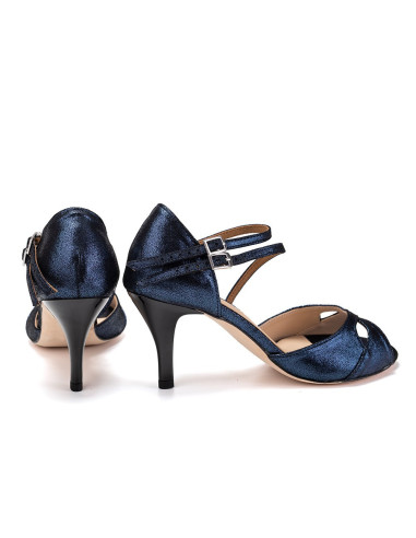 SKÓRZANE BUTY DO TAŃCA TANGO STYLOWE 7,5cm