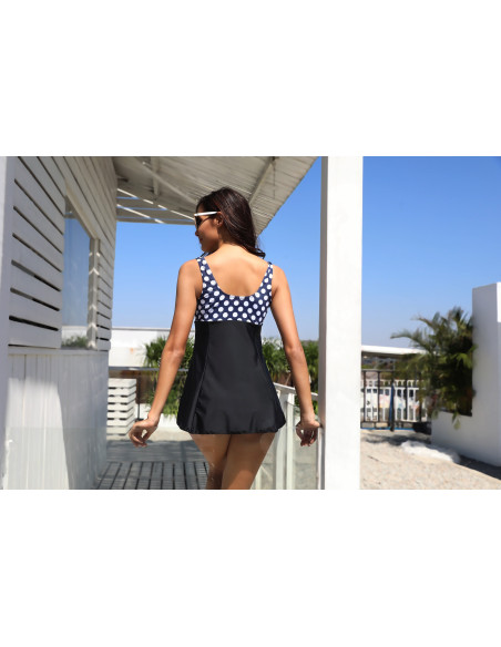 STRÓJ KĄPIELOWY SUKIENKA DWUCZĘŚCIOWA SPODENKI