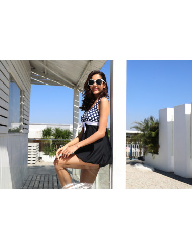 STRÓJ KĄPIELOWY SUKIENKA DWUCZĘŚCIOWA SPODENKI