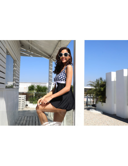 STRÓJ KĄPIELOWY SUKIENKA DWUCZĘŚCIOWA SPODENKI