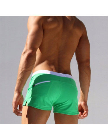KĄPIELÓWKI SZORTY KĄPIELOWE BOKSERKI SZMARAGD
