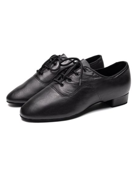 BUTY MĘSKIE DO TAŃCA SKÓRZANE DO STANDARDU 2,5cm