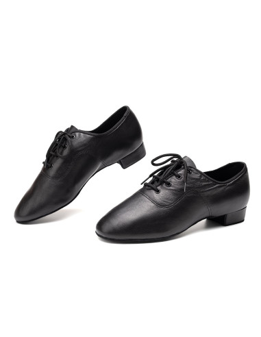 BUTY MĘSKIE DO TAŃCA SKÓRZANE DO STANDARDU 2,5cm