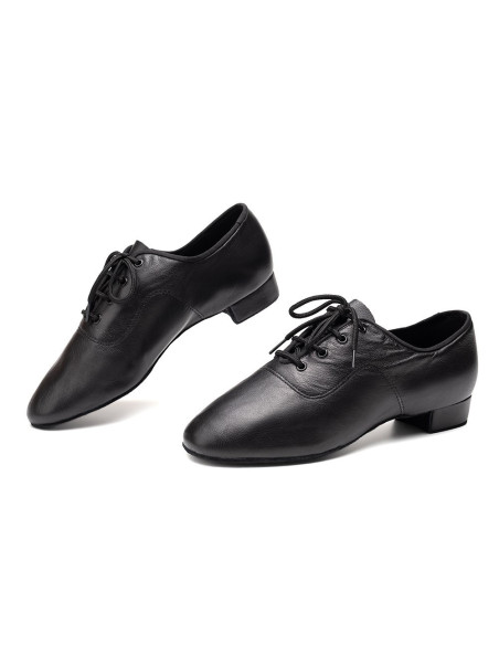 BUTY MĘSKIE DO TAŃCA SKÓRZANE DO STANDARDU 2,5cm
