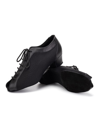 BUTY TANECZNE ĆWICZKI SZNUROWANE SIATKA 4,5cm