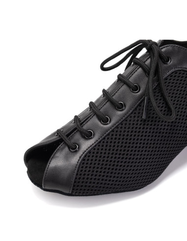 BUTY TANECZNE ĆWICZKI SZNUROWANE SIATKA 4,5cm