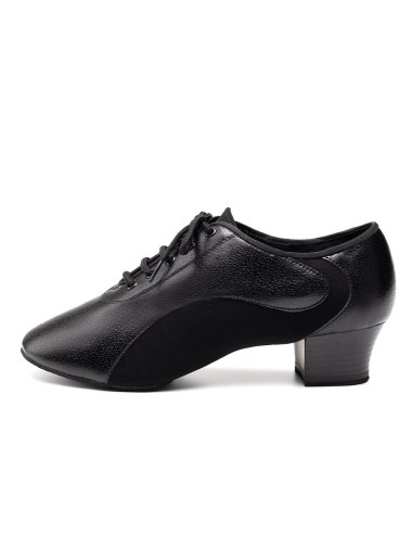 BUTY MĘSKIE DO TAŃCA TANECZNE LATINO SKÓRA 4,5cm