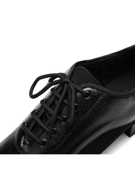BUTY MĘSKIE DO TAŃCA TANECZNE LATINO SKÓRA 4,5cm