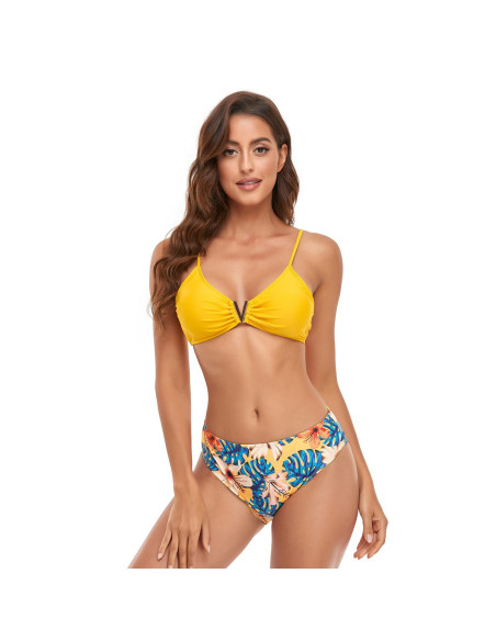 MODNY STRÓJ KĄPIELOWY TRZYCZĘŚCIOWY KIMONO