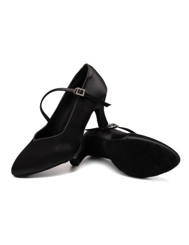BUTY DO TAŃCA STANDARDU DELIKATNE CZARNE 7,5cm